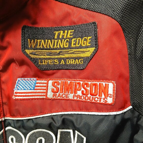 SIMPSON Leather Motorcycle Racing Jacket - Picture 6 of 14